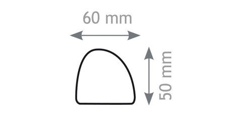 Batte de couvreur, nylon - Forme