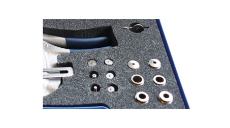 Coffret poinçonneuse avec 7 jeux de poinçons, col de cygne 70 mm, capacité selon - Detail3