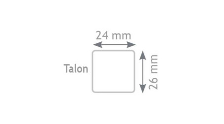 Marteau de charpentier forgé monobloc, manche cuir - Forme talon