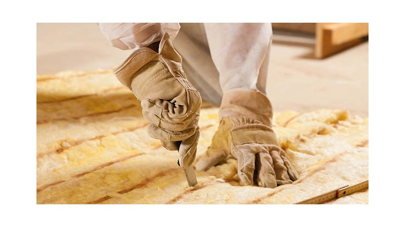 Couteau pour isolant 280 mm, double tranchant, manche bois - action