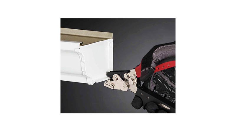 Pince à crever type Snaplock, cap acier 1mm, col de cygne 35 mm (lame réglable) - Action