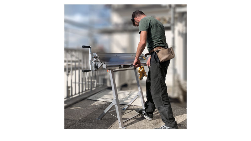 Plieuse de chantier 1 M aluminium